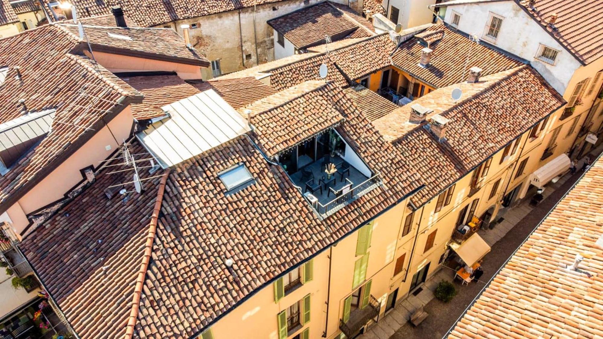 Centro Storico-Dimora Con Terrazza- Wi-Fi E Ac Apartment อัสตี ภายนอก รูปภาพ
